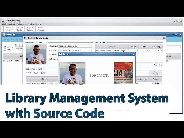 Java Project with Source Code (Library Management System)