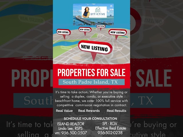 So. Padre Ready To Buy or Sell - List 2% Sell On MLS