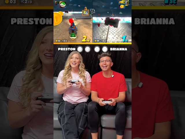 I Challenged Preston to a Mario Kart World Battle! 🏎️
