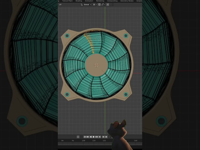 How I Made PC Fan Blades in Blender 🌀🔥 | 3D Modeling