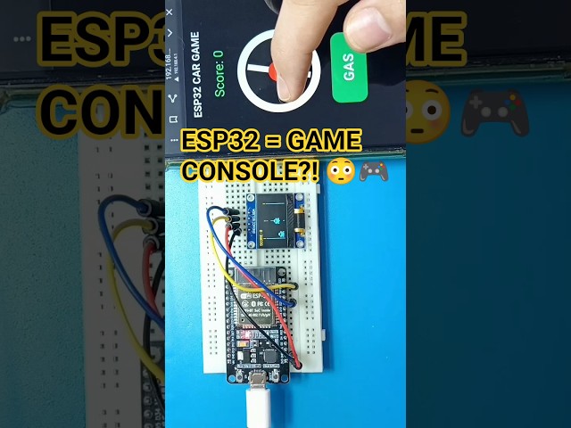 Turned an ESP32 Into a Game Console! 🎮😳