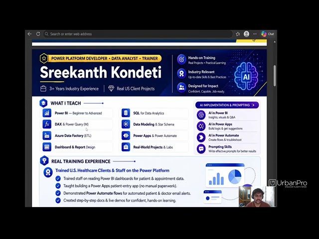 Experienced Data Analytics & Power BI Trainer | Real-World Project-Based Lear... - Sreekanth Kondeti