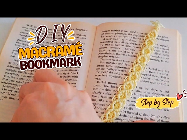 Easy Macramé Bookmark Tutorial | Beginner-Friendly DIY