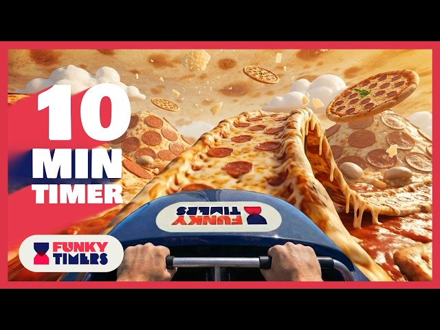 10 Minute Roller Coaster Countdown Timer | 4K
