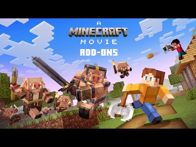 "A Minecraft Movie" Add-On - Full Showcase (Minecraft Movie Addon Gameplay)