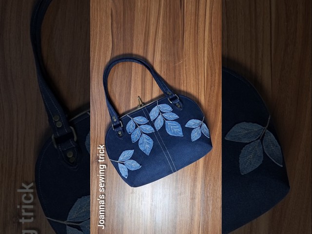 From Old Jeans to Stunning Bag You Won’t Believe It!Sew Your Own Statement Piece from Scraps#shorts