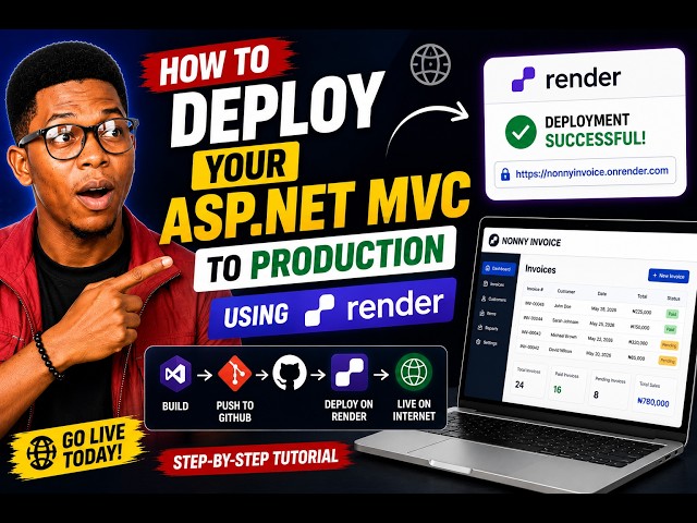 How to Deploy ASP NET Core MVC to Production Using Render   NET 10 + Docker + PostgreSQL