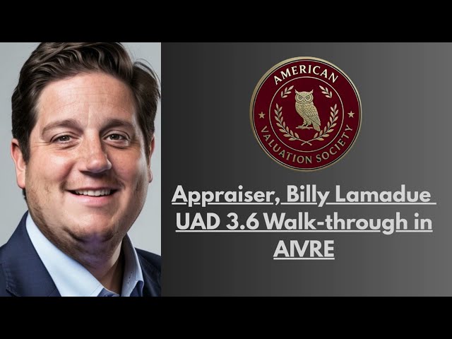 AIVRE Appraisal Software Walkthrough Webinar | UAD 3.6, AI & Automation for Appraisers