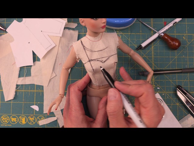 Pattern Making for Dolls Part 1: Bodice Sloper
