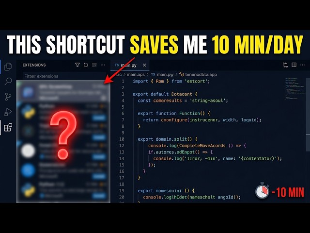 This VS Code Shortcut Saves Me 10 Minutes a Day (Antigravity Tutorial)