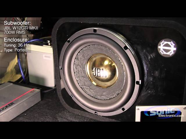 JBL W12GTi MKII 12" Subwoofer Demo | W12GTi Bass Test