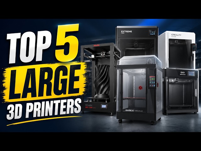 ✅Top 5 Best Large 3D Printers of {2026} – Top Giant Build Volume Picks Reviewed!