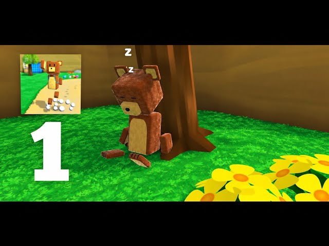 Super Bear Adventure - 120FPS Mobile Walkthrough Part 1 - Tutorial & Turtletown (Android / iOS)
