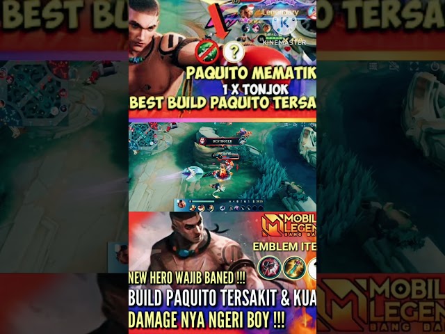 Paquito Build Guide High Damage #mobilelegends #tutorial