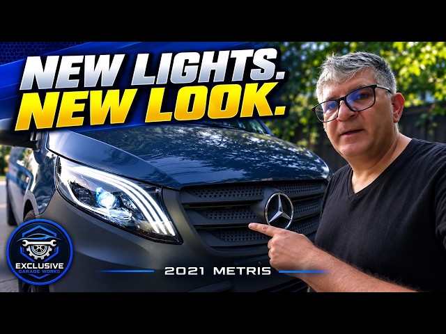 2021 Mercedes Metris LED Headlight Upgrade