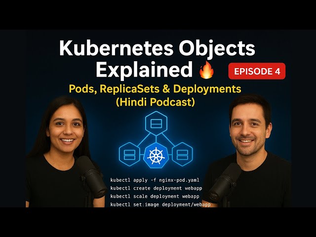 ⚙️ Kubernetes for Beginners in Hindi – Deploy Your First App Using Pods & Deployments!