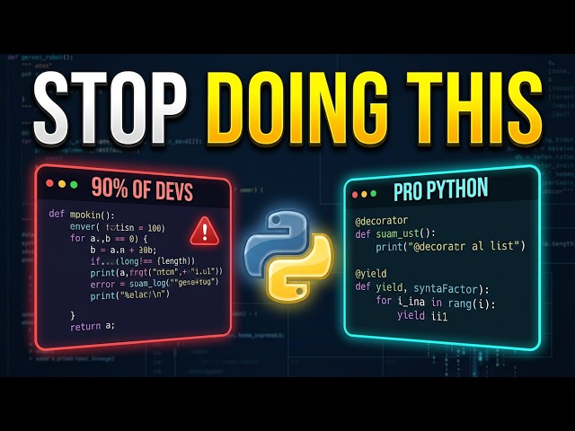 Python’s Most Powerful Features Explained in 10 Minutes (That 90% of Devs Mess Up)