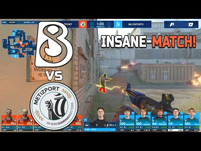 Insane Match! B8 vs Metizport - Highlights - Logitech G Play Connect 2026 - CS2
