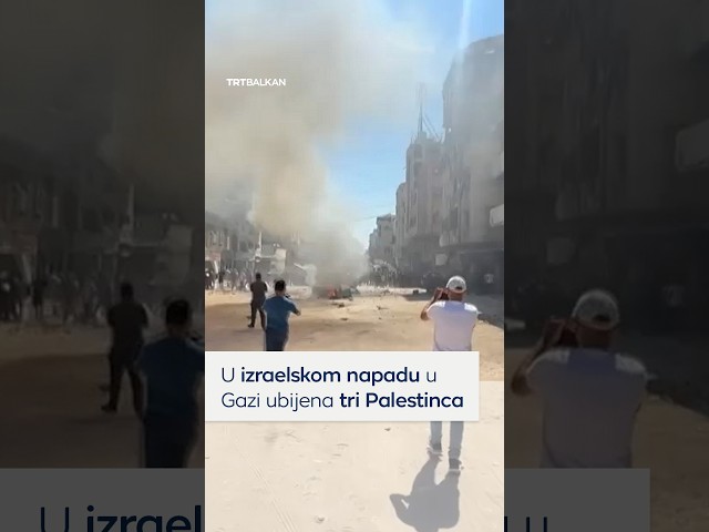 U izraelskom napadu u Gazi ubijena tri Palestinca