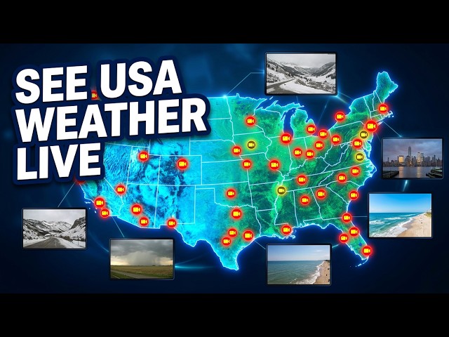 ⛈ LIVE: Severe Weather Cams 24/7 — Tornado, Hurricane & Storm Alerts USA
