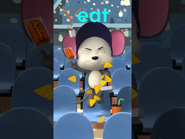 Kindergarten Sight Word: Eat | ABCmouse #learning #sightwordsforkids #baseball #mlb #education