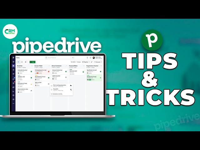 Top 7 Pipedrive CRM Tips & Tricks for 2026