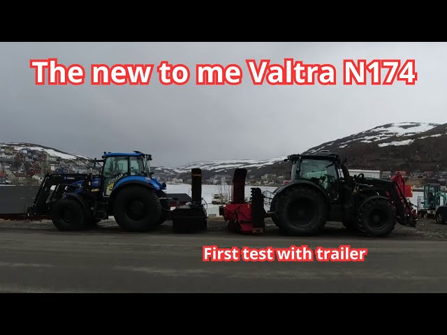 Testing out my new tractor Valtra N174