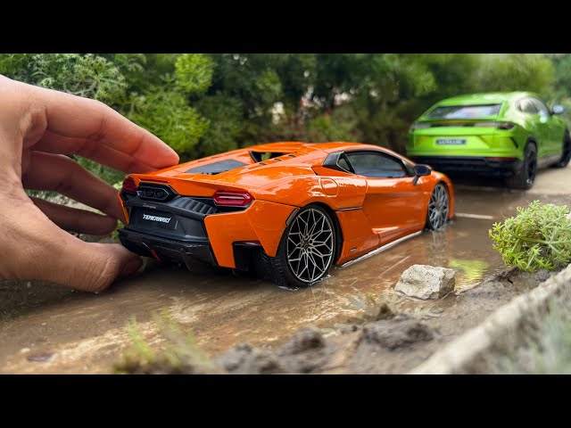 Unboxing Lamborghini Temerario 1:18 Scale | Offroading | Diecast Model Cars 