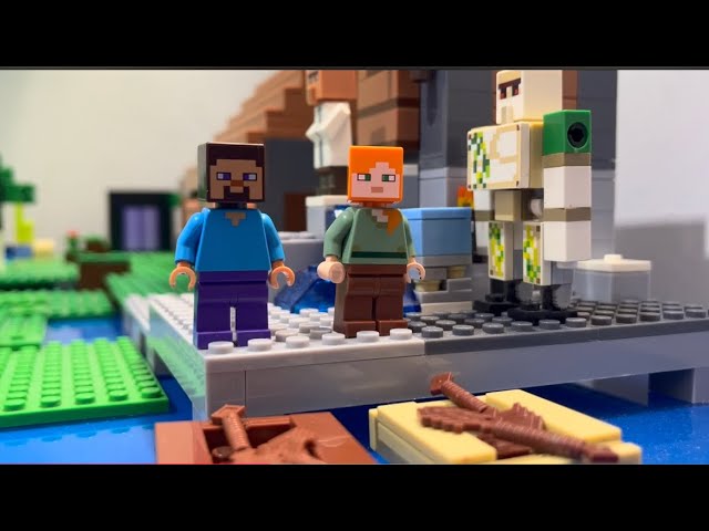 A beginning LEGO Minecraft | Stop Motion animation 
