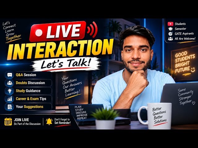 Live Interaction | Gyan Vedant CS & IT is live!