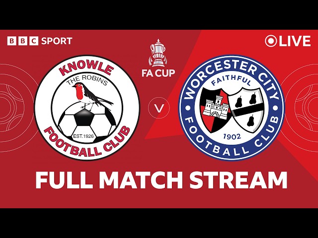 🔴 LIVE MATCH: Knowle v Worcester City | FA Cup 1st Round Qualifying