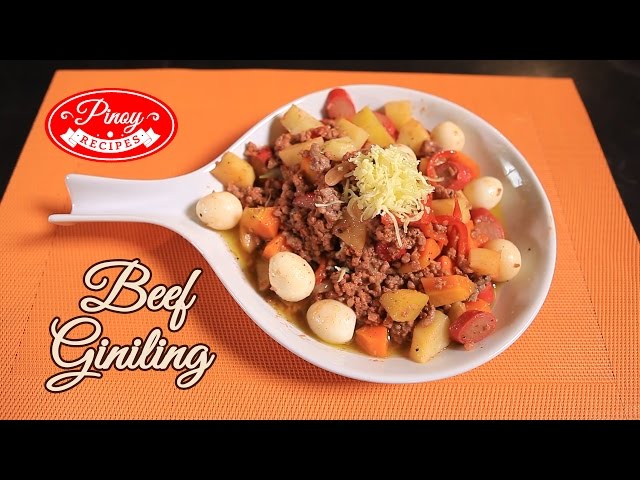 Beef Giniling Gisado Pinoy Recipe : Howto cook Beef Giniling Gisado | Pinoy Recipes