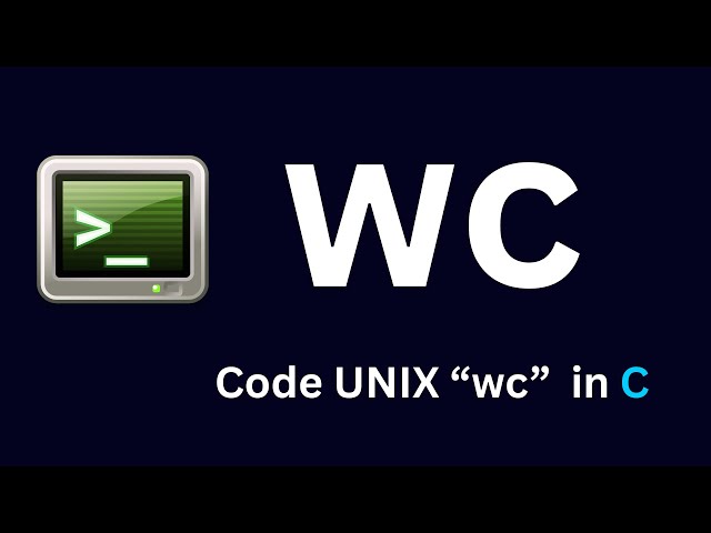 Code "wc" UNIX Command in C – Word, Line & Character Counter