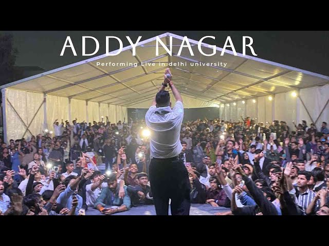 Addy Nagar | LIVE IN DELHI 2025 | - Kaley sheshe x We the Same