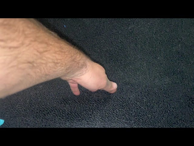 Wick's 1969 Pontiac GTO Convertible - Beginning carpet installation, terrible carpet manufacturing!
