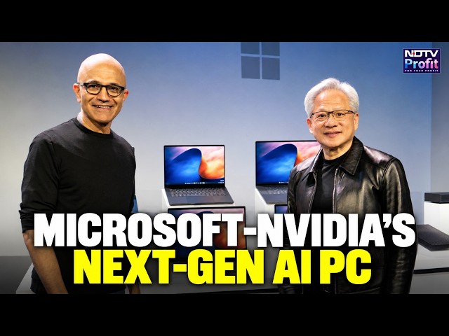 Satya Nadella, Jensen Huang Unveil Microsoft’s Next-Gen AI PC: All You Need To Know