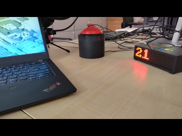 Raspberry PI display and buttons