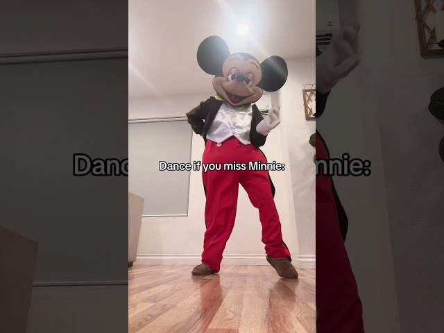 MICKEY dances for MINNIE π #memes #funny