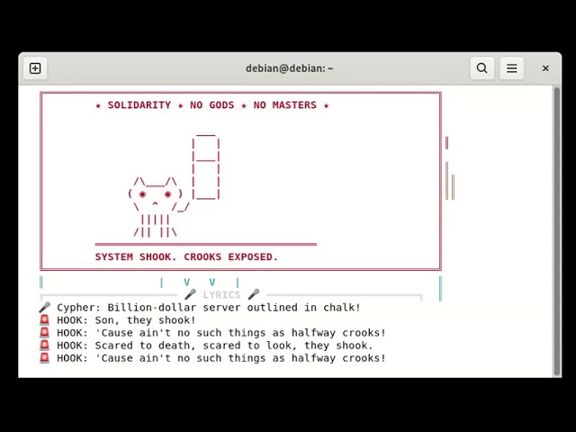 Shook Kitties - Bash Script Music Video
