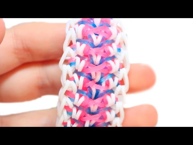 Magnificent Bracelet | Rainbow Loom Tutorial | Loom + Hook