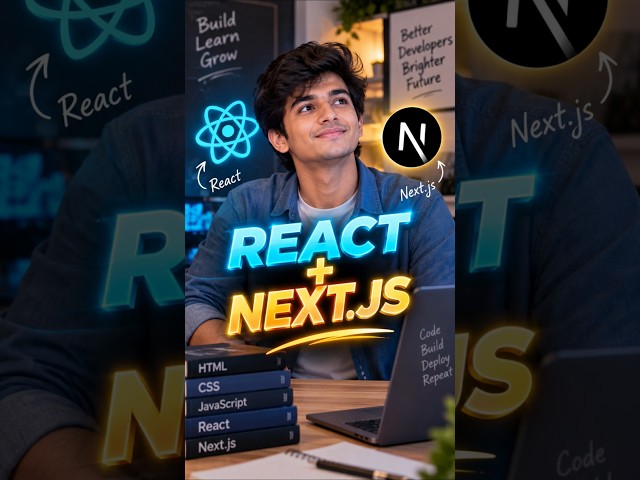 React vs Next.js Explained Simply | What’s the Difference? #shorts #telugu #react #fullstack #nextjs
