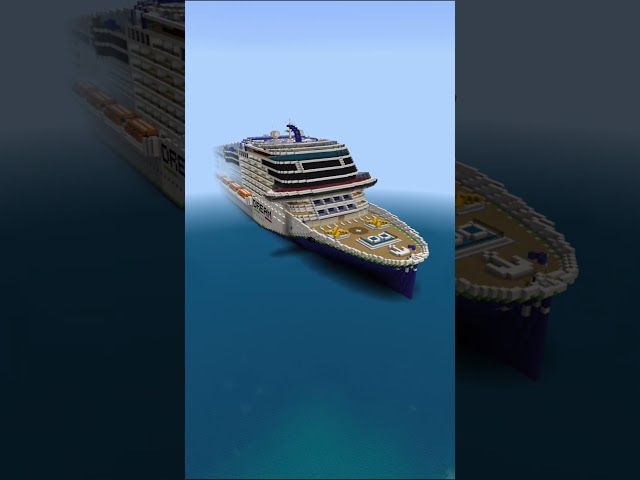 Minecraft Cruise Ships for You to Enjoy! #shorts #minecraft #cruise #ship #relatable