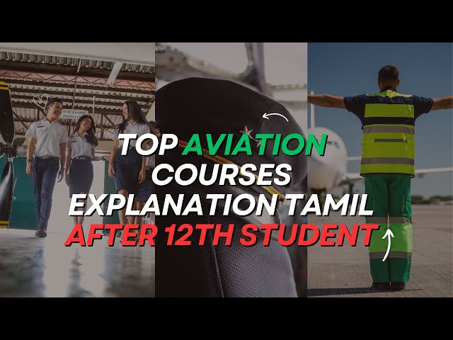 Top Aviation Courses Explanation Tamil | Aviation Course After 12th | Studies Media | #aviation