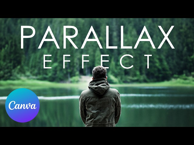 Parallax Effect | 2D to 3D Transition Animation | Canva Tutorial