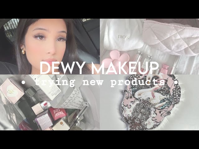 dewy makeup look ౨ৎ ˖ ࣪⊹