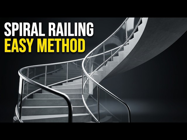 Model Staircase Railings in Blender: Easy Beginner Tutorial