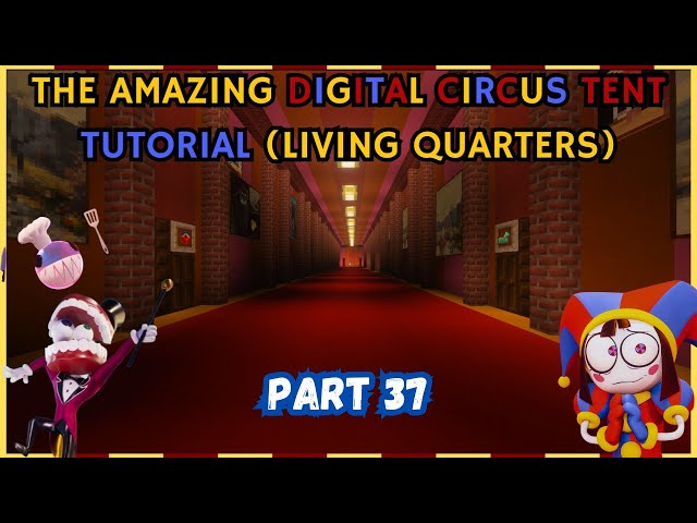 How To Make The Amazing Digital Circus Tent! (Part 37) (Minecraft Tutorial)