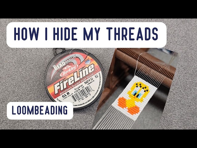 Loom Beading with FireLine: Unusual Thread-Hiding Method