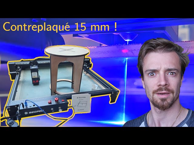This laser cuts thick plywood for €479!? (Mecpow X5 Pro Engraver Review)