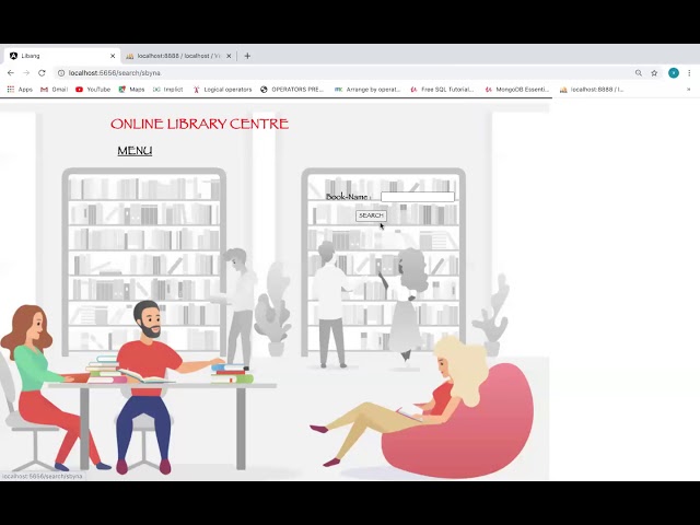 Basic CRUD Application for on Online Library Centre using AngularJS and NodeJS.